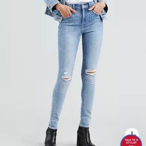 721 HIGH RISE SKINNY EMBELLISHED WOMEN'S JEANS